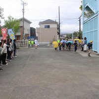 三校合同あいさつ運動