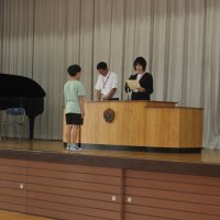 １学期終業式