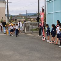 三校合同あいさつ運動